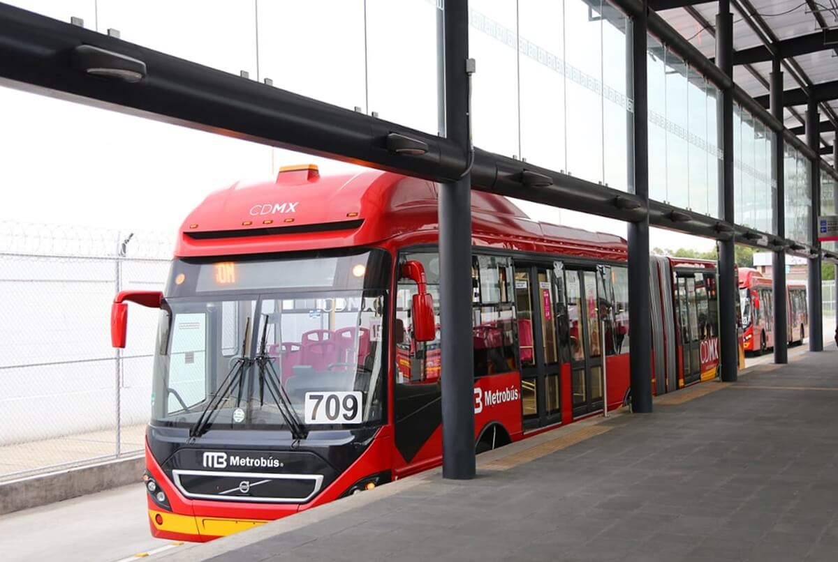 Las obras del Metrobús aumentan la oferta de transporte en la CDMX