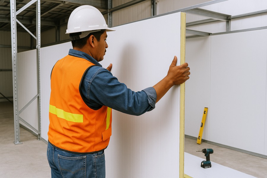 Aprende cómo construir cuartos fríos con multipanel, el material ideal para conservar a temperatura